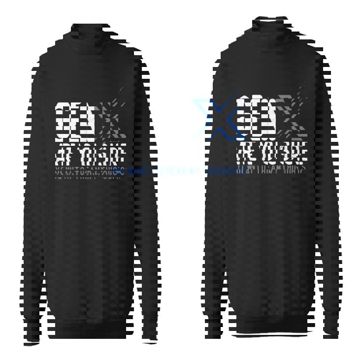 Generation X ユーモア 60年代 70年代 Gen-Xers 皮肉なジェネレーションx スウェットシャツ