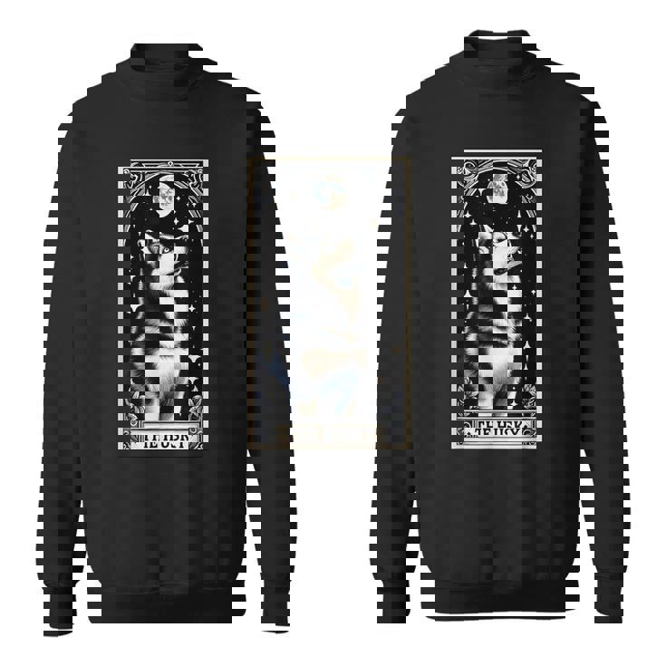 The Husky タロットカード メンズ レディース キッズ シベリアンハスキー スウェットシャツ