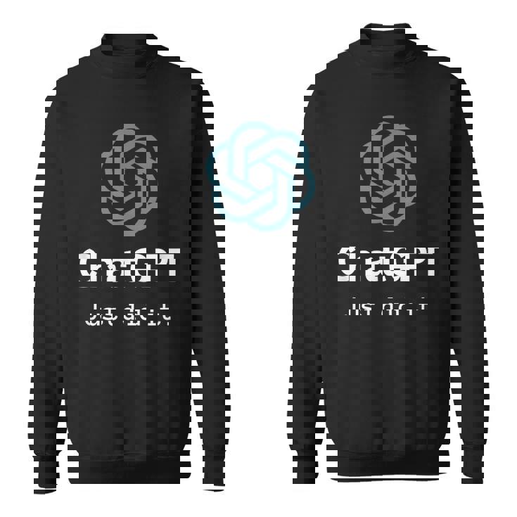 Nerd Chatgpt Just Did It デザイン スウェットシャツ