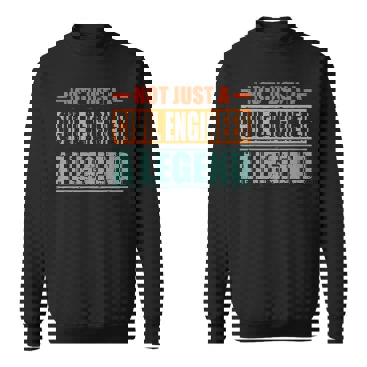 Quote Retro Civil Engineer スウェットシャツ