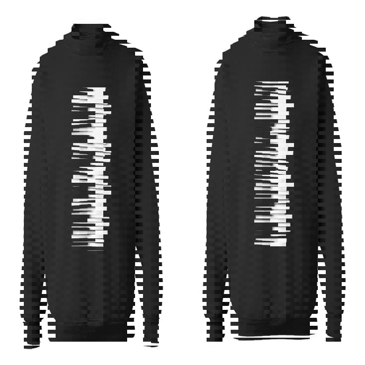 Wobbly ピアノキーボード – ピアニスト&ミュージシャンのグラフィック スウェットシャツ