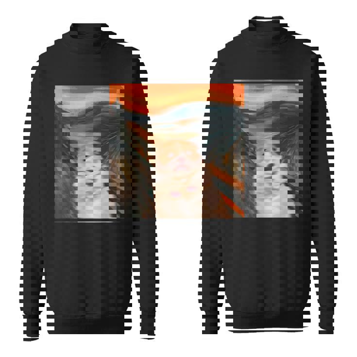 cared Hamster Memecream グラフィックtシャツ レディース メンズ スウェットシャツ