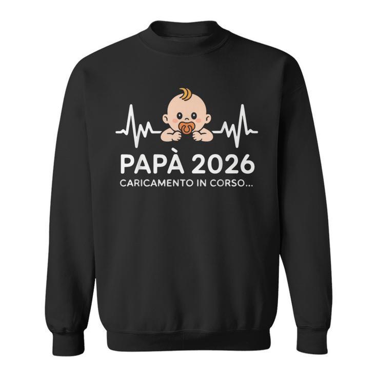 Futuro Papà 2026 Loading Regali Divertente Per Papa Padre Felpa