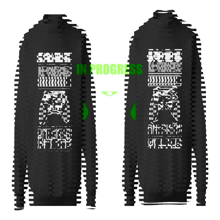 Gaming In Progress Don't Talk To Me Until I Die Gamer Camisa de entrenamiento