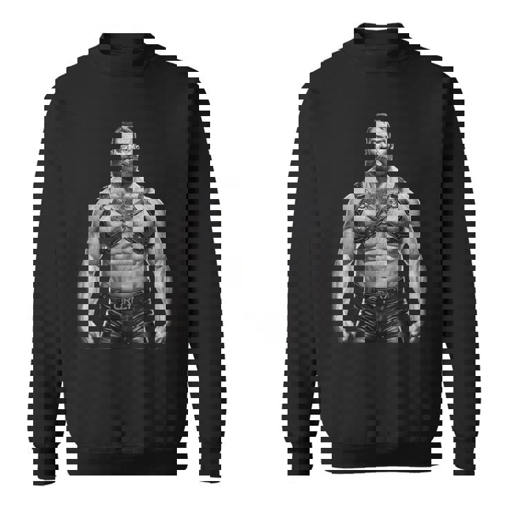 Gay Bear Community Pride Muscle Cub Bear メンズ ゲイパパ スウェットシャツ