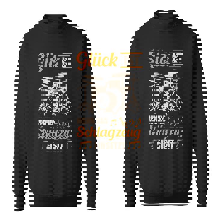 Glück Ist Wenn Das ドラムセット ドラム&ドラム スウェットシャツ