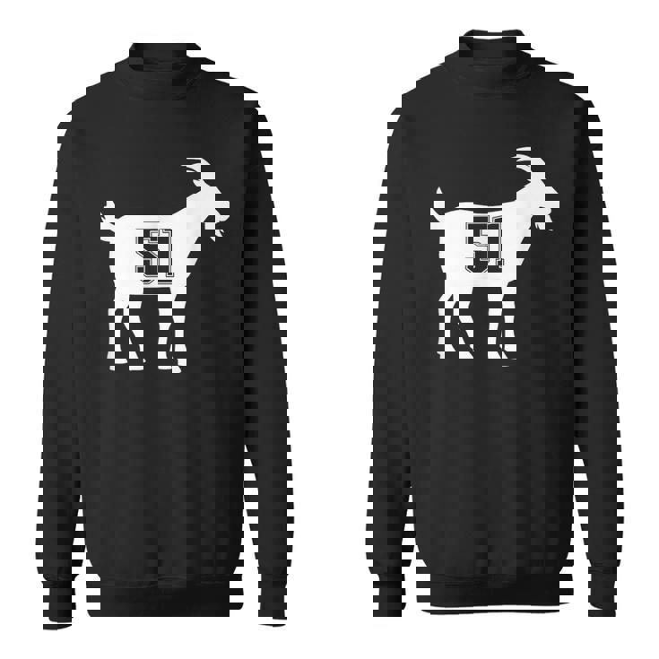 Goat 51 GOATナンバーフィフティワンヤギ スウェットシャツ