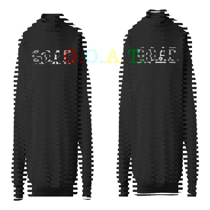 Goat Greatest Of All Time レインボーオールインチャンピオンtシャツ スウェットシャツ