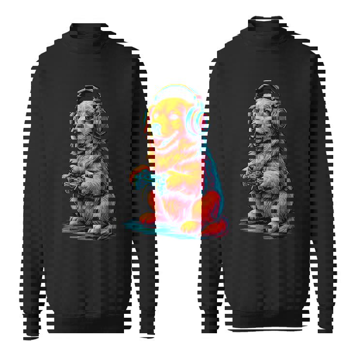 Golden Retriever Retro Gamerintage Gaming Amante De Los Perros Camisa de entrenamiento