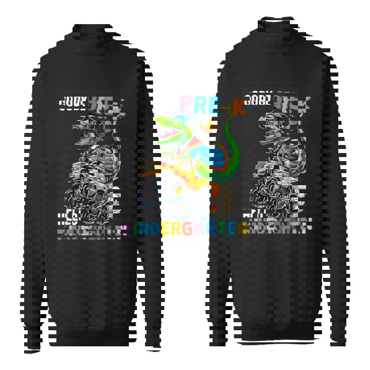 Goodbye Pre-K Hello Kindergarten Dinosaur Graduation Boys Sweatshirt