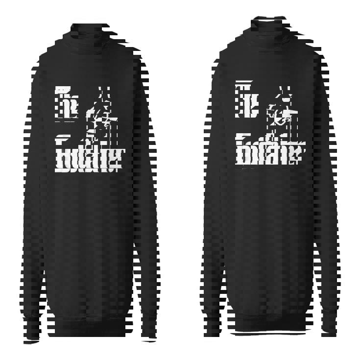 The Goodfather 父の日 ギフト グラフィック ホワイト スウェットシャツ