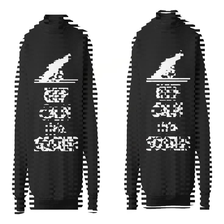 Gooner フットボールファン Keep Calm Gooner アーセナルギフト スウェットシャツ