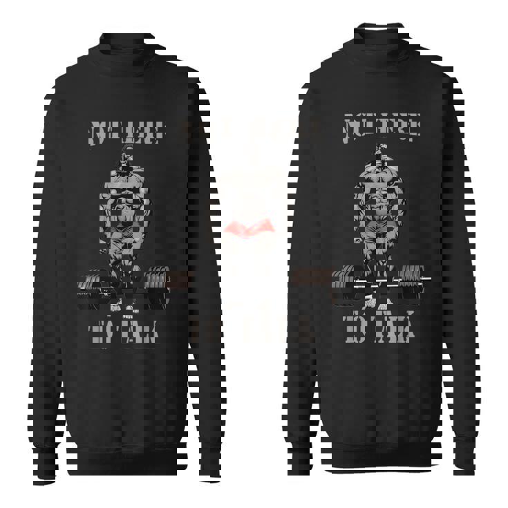 Gorilla ダンベル ワークアウト ジム ゴリラ ボディビルダー エイプ スウェットシャツ