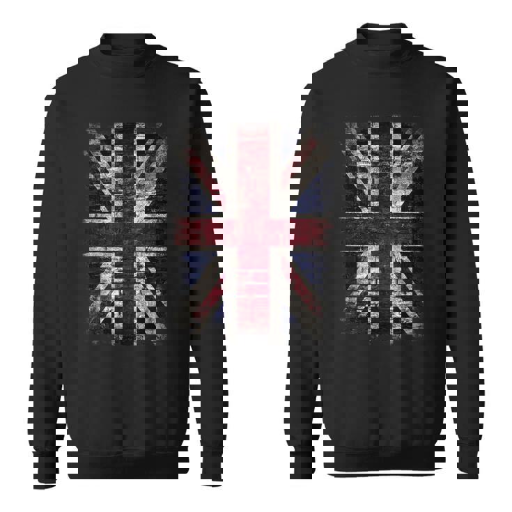 Grunge ユニオンジャック グラフィティ パンクスタイル スウェットシャツ