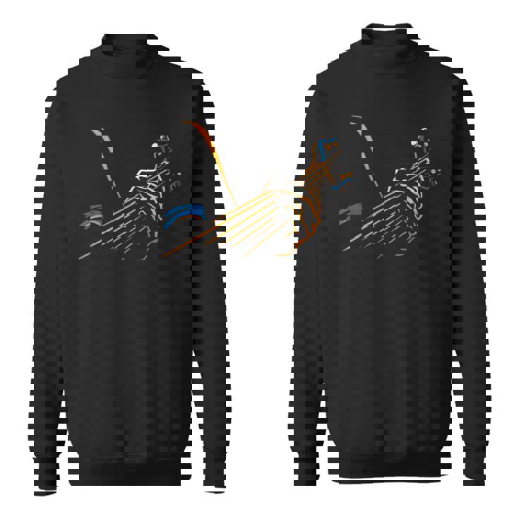 Guitar Lovers スタイライズド バンド ティー アーティスティック ギター スウェットシャツ