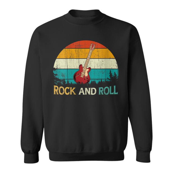 Guitar Musicintage Retrotyle Guitarist Rock And Roll Sweater e