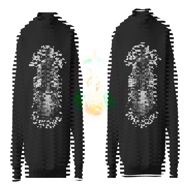 Guitarist Live-Fast Rock ハードロックンロール エレキギター スウェットシャツ