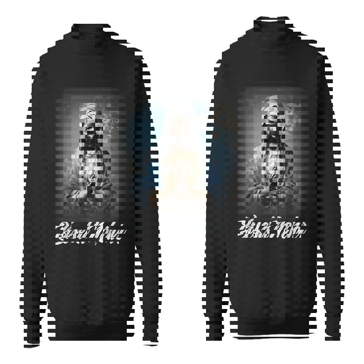 Hail Mary 聖母マリア ロザリオ カトリック スウェットシャツ