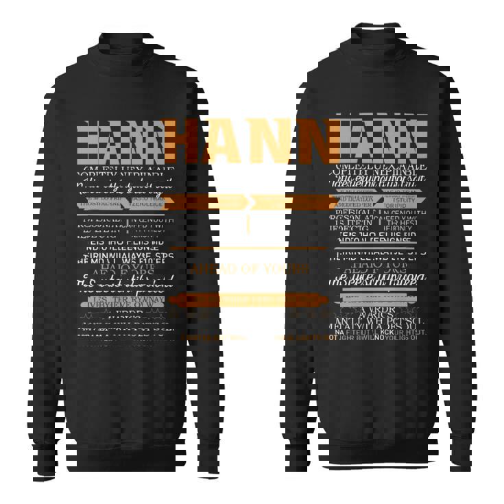 Hann Completely Unexplainable Notices Everything But Won’T Say It Name Sweatshirt