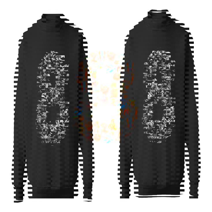 Happy 8Th Birthday 男の子 イタリアン ブレイン ミーム パーティー 面白い スウェットシャツ