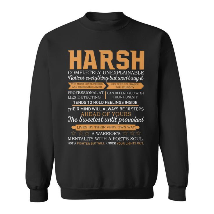 Harsh Completely Unexplainable Notices Everything But Won’T Say It Name Sweatshirt