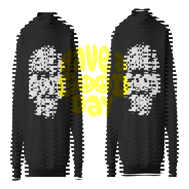 Have A Good Day レトロ ハッピーフェイス 90年代 スマイルフェイス 美学 スウェットシャツ