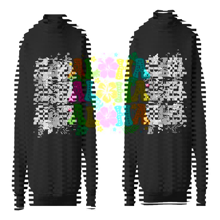 Hawaiian Aloha Tropical Luau Costume Party Hawaii Island Sweatshirt