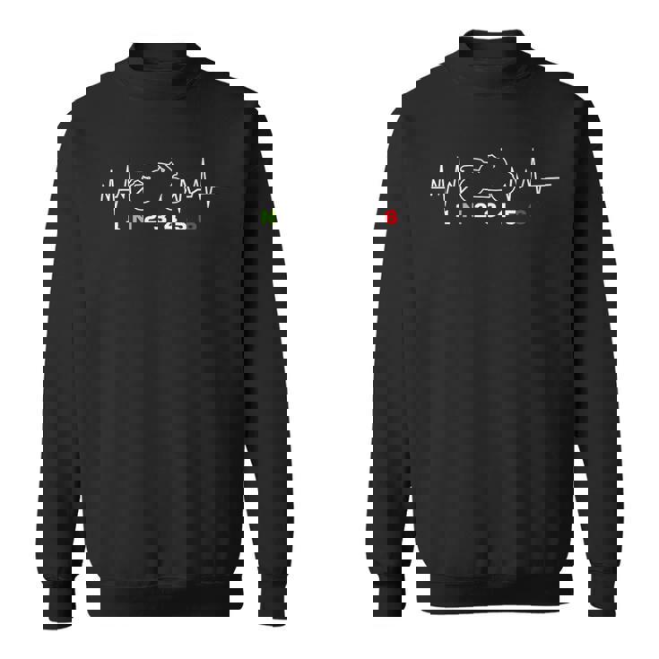 Heartbeat オートバイ ギアシフト 1 アップ 5 ダウンupermoto バイカー スウェットシャツ