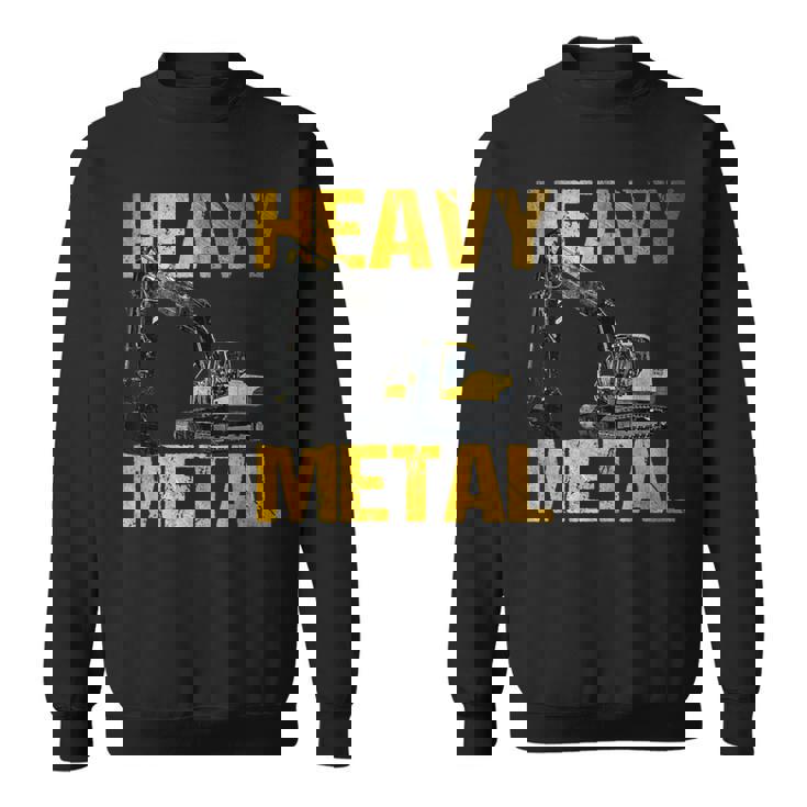 Heavy Equipment Operator Excavator Construction Backhoe スウェットシャツ