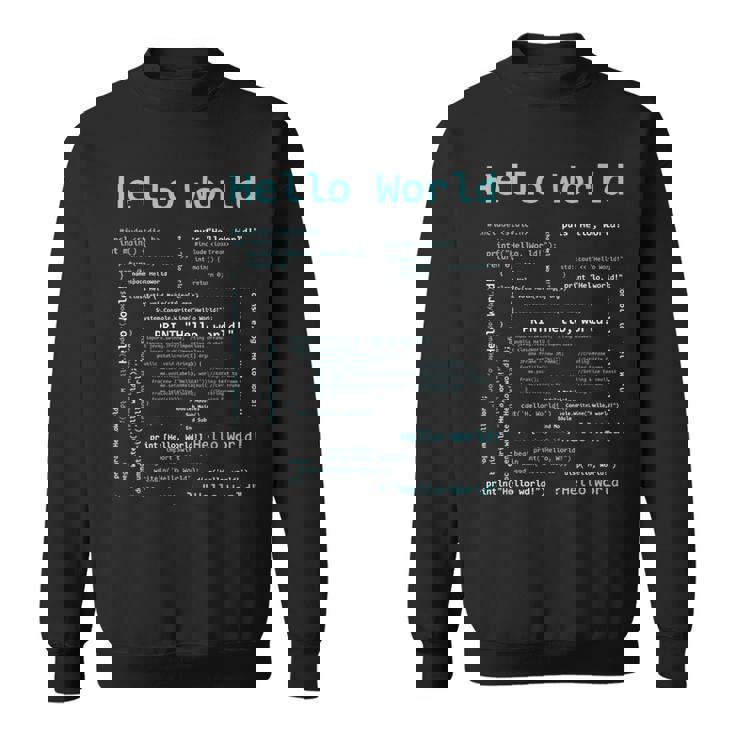 Hello World Includetdio Int Main スウェットシャツ