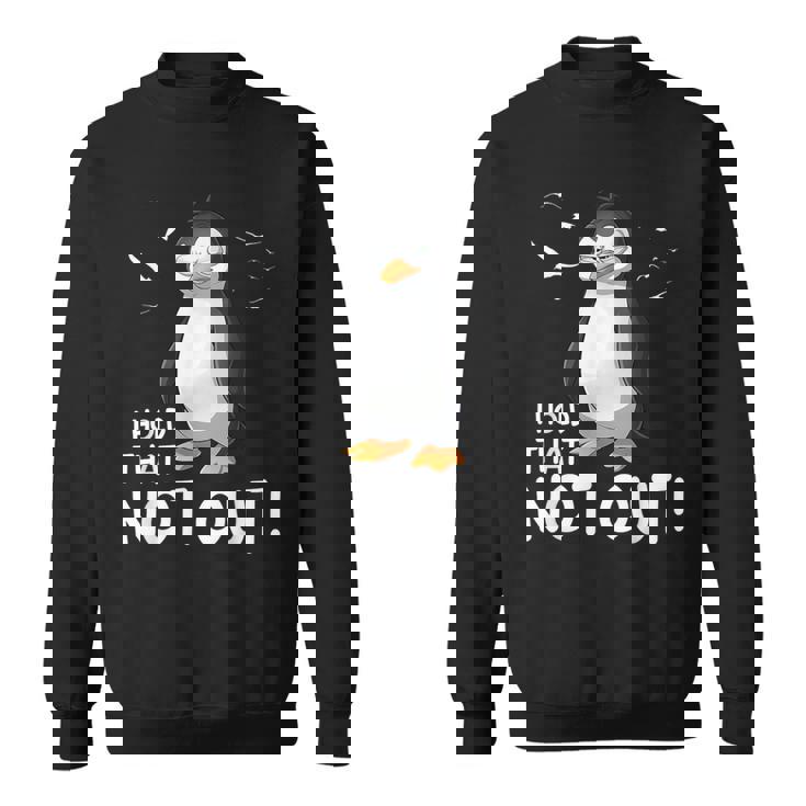 I Hold That Not Out デングリッシュのことわざ 面白い 楽しい スウェットシャツ