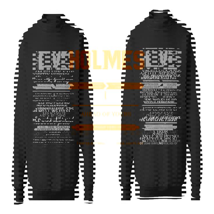 Holmes Completely Unexplainable Notices Everything But Won’T Say It Name Sweatshirt