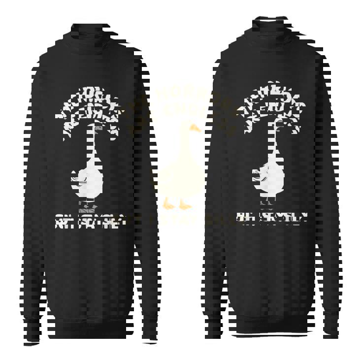 Horrors Are Endless But Itayilly Goose Friends ミームギフト スウェットシャツ
