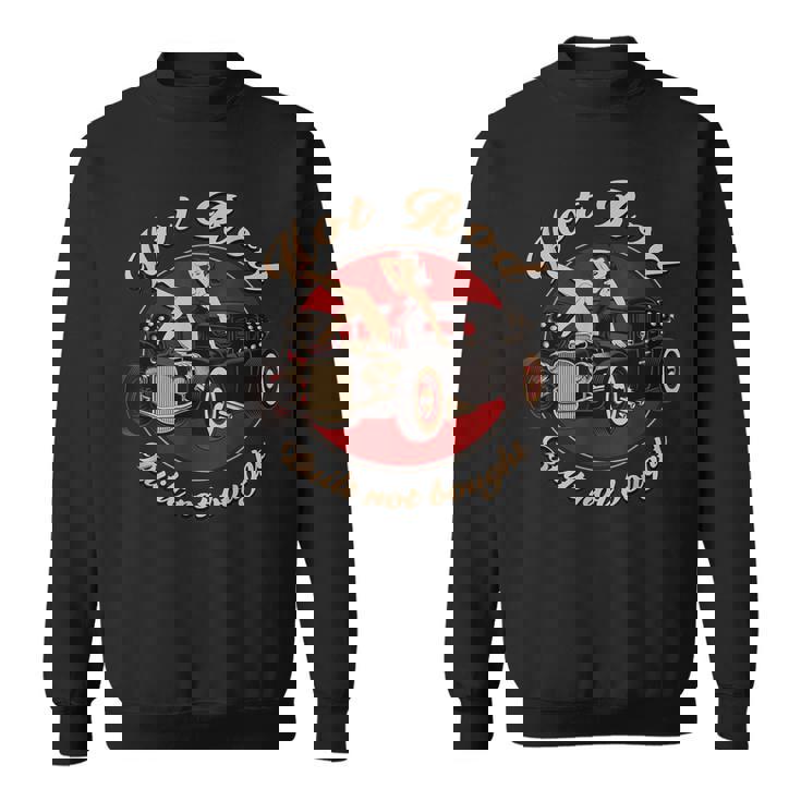 Hot Rod Built Not Bought セクシー ピンナップ ダイス ロカビリー セクシー スウェットシャツ