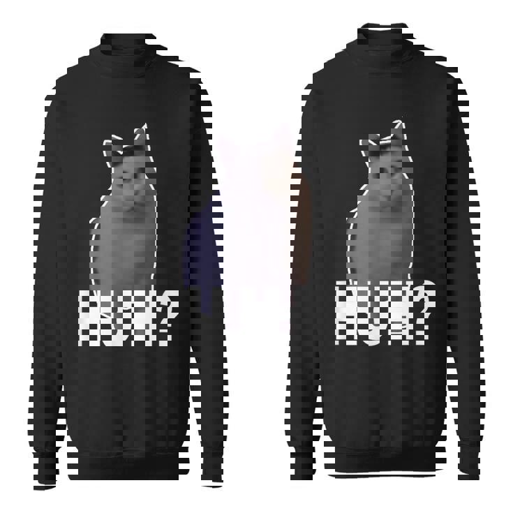 Huh Cat Meme スウェットシャツ