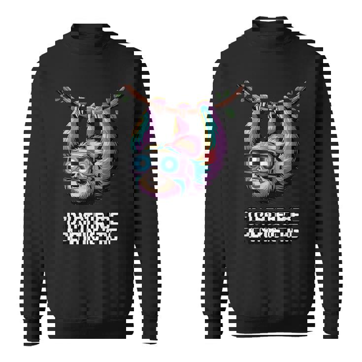 I'd Rather Be Playing Tag スウェットシャツ