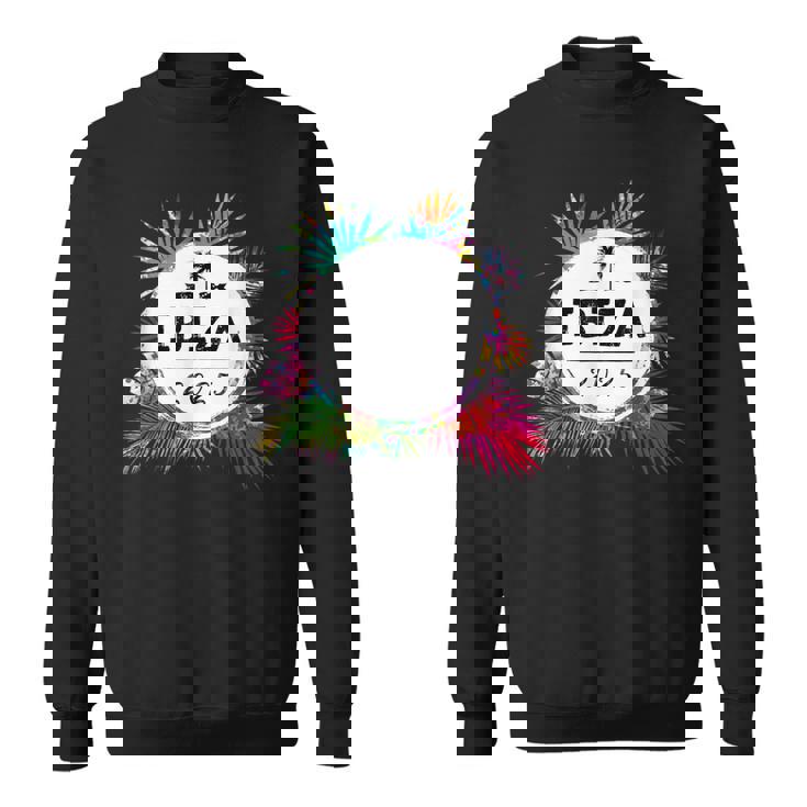 Ibiza 2025 カラフル スウェットシャツ