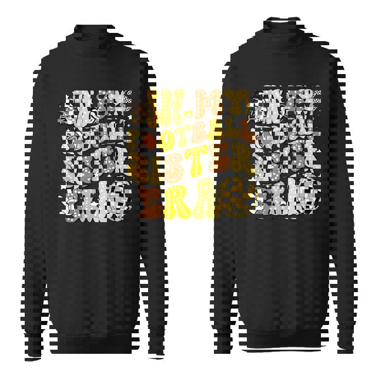 In My Footballister Era アメリカンフットボールヘルメットゲームデー スウェットシャツ