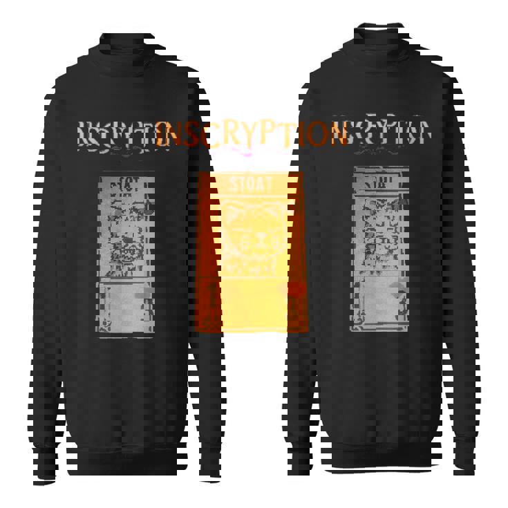 Inscryption 心理ストード カードゲーム ハロウィン 怖い スウェットシャツ