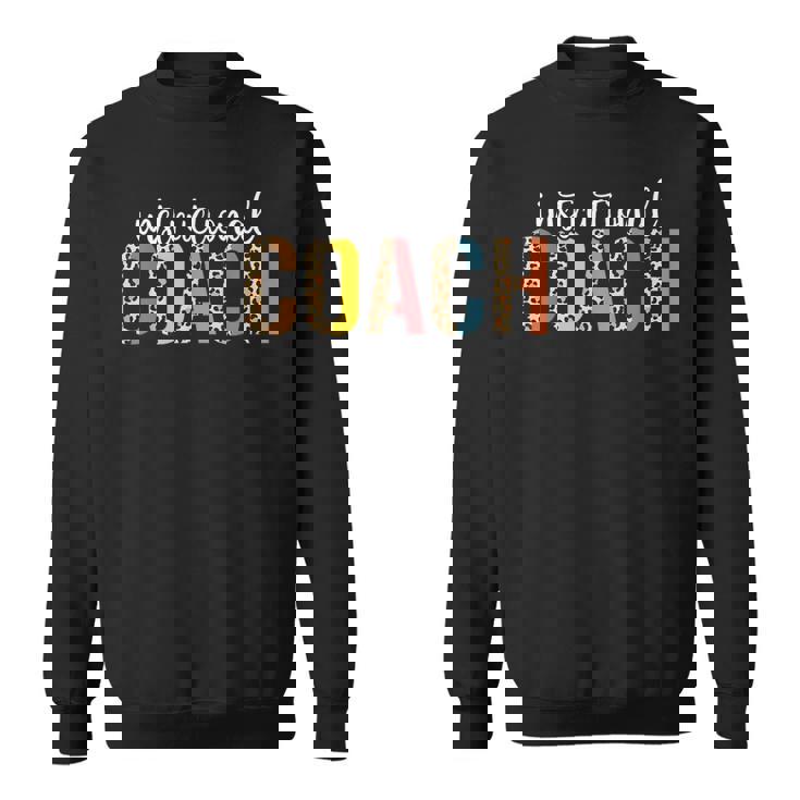 Instructional Coach ヒョウ柄 新学期 スウェットシャツ