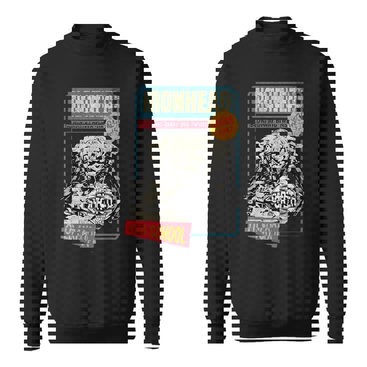 Ironhead Oldchool Hd ピンナップ レトロ オートバイ スポーツスター ホット スウェットシャツ