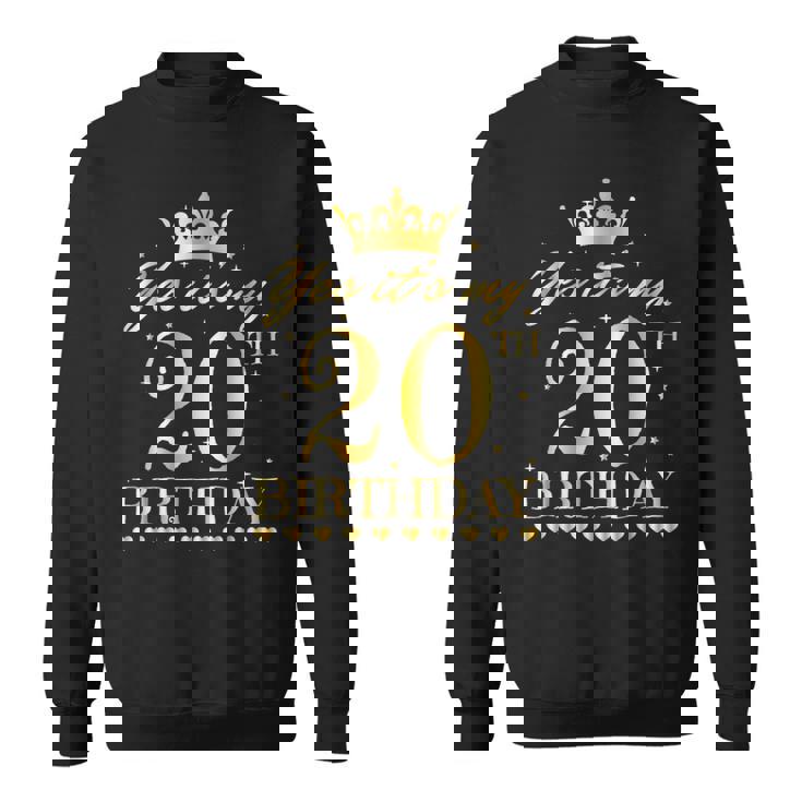 It's My 20Th Birthday Party ケーキ お祝い 楽しい20年 スウェットシャツ