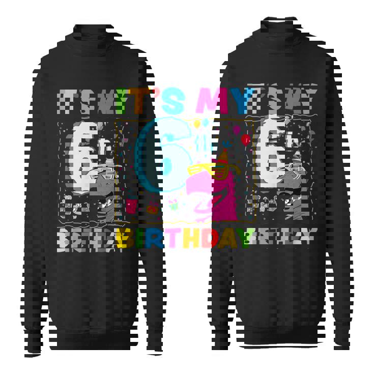 It's My 6Th Birthday Happy 6Ix Year T-Rex 恐竜 面白い スウェットシャツ