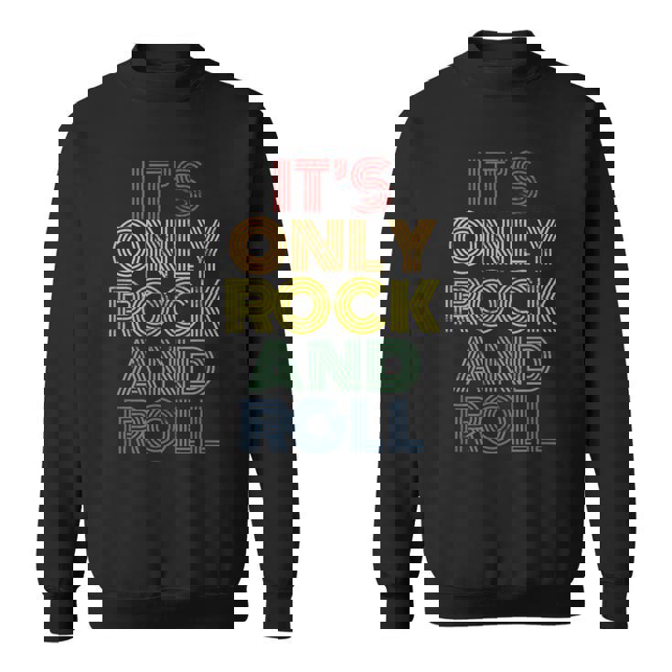 It's Only Rock And Roll ディストレスド ロック コンサート ヴィンテージ 70年代 スウェットシャツ