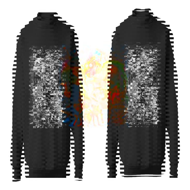 Italian Brainrot 面白い イタリアン ブレイン ロット ミーム キャラクター スウェットシャツ