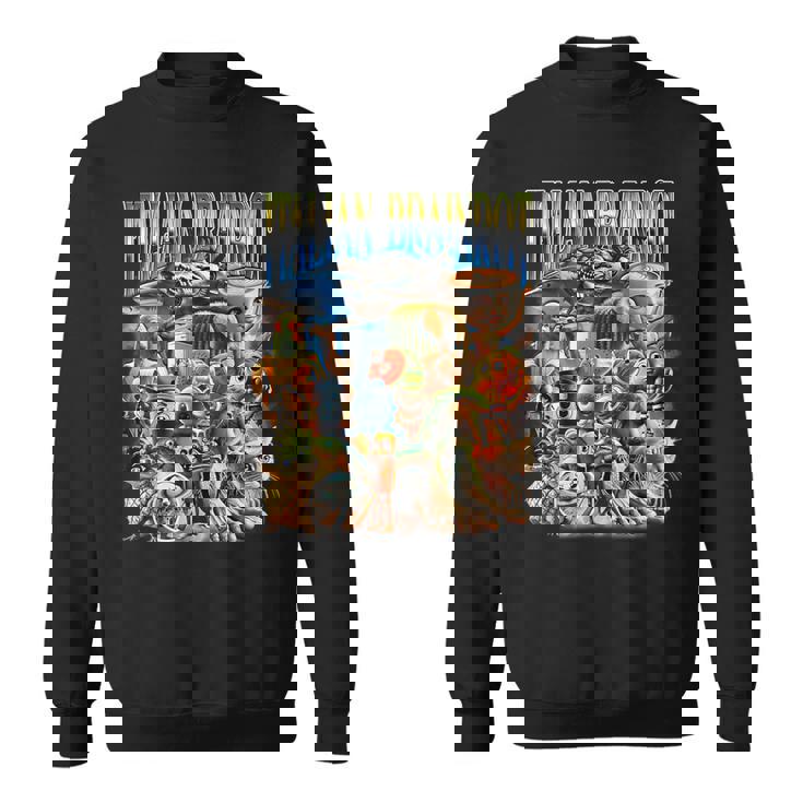 Italian Brainrot 面白いイタリアンブレインロットミームキャラクタ スウェットシャツ