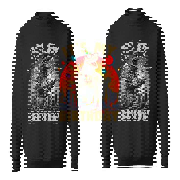 It's My Birthday Kaiju Birthday Party Japan Monster Sweatshirt