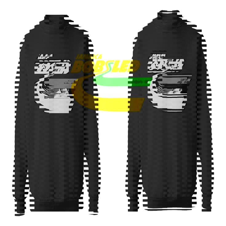 Jamaica Bobsled レトロなボブスレー チーム ジャマイカの国旗 スウェットシャツ