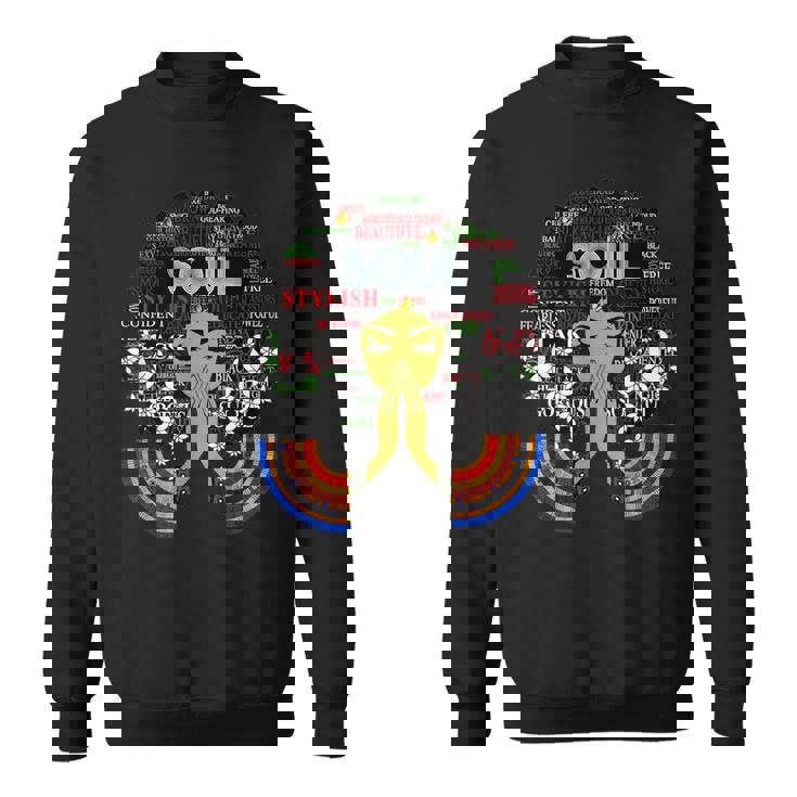 Jazz Funk &Oul アフロレトロヴィンテージミュージック スウェットシャツ