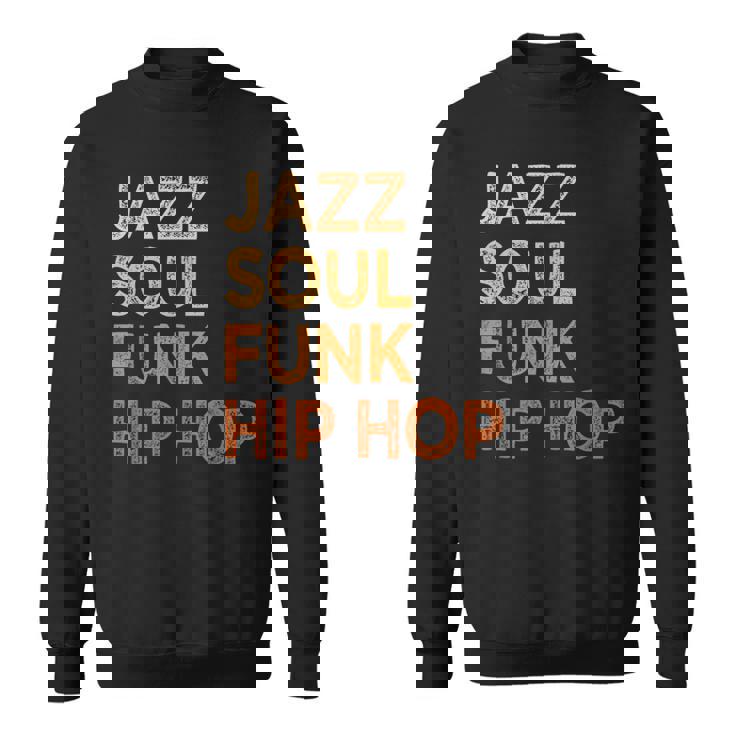 Jazzoul ファンク ヒップホップ アフリカ系アメリカ人のプライド音楽愛好家 スウェットシャツ